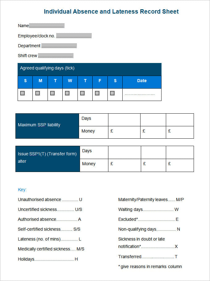 Employee Record Templates - 32+ Free Word, PDF Documents Download