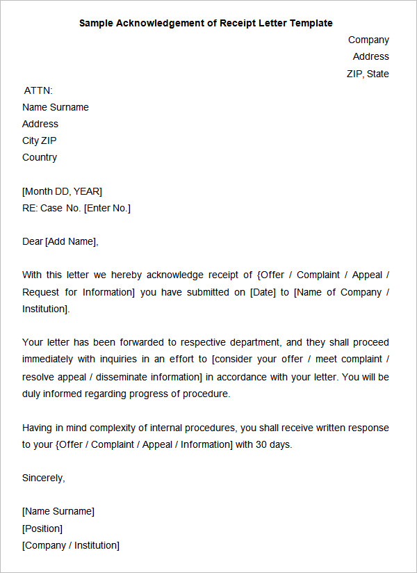 How to write an estimate letter example