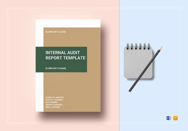 sample internal audit report template