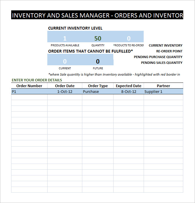 Inventory Management Template - 8 Free Excel, PDF Documents Download ...