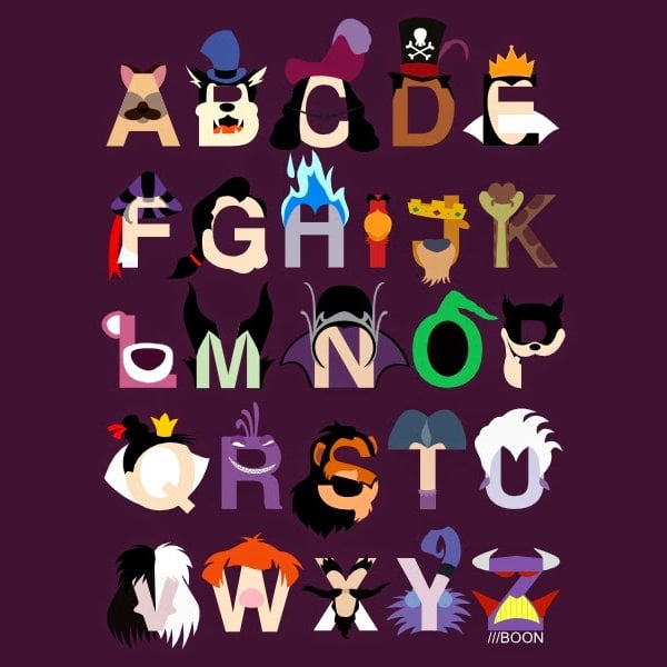 sample large alphabet letters template