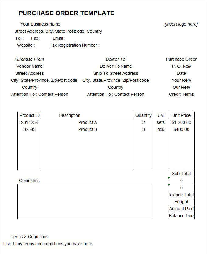 Format Of Purchase Order from images.template.net