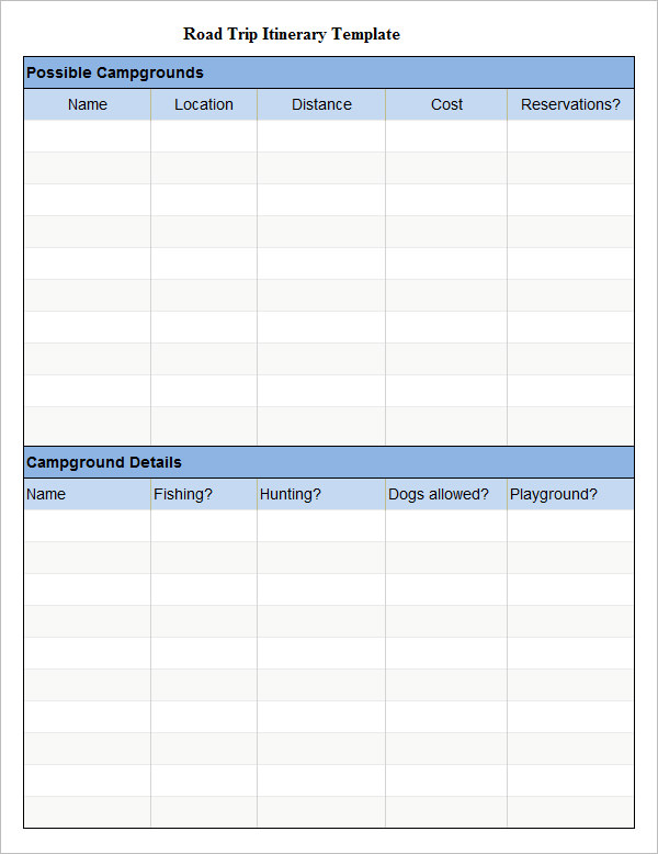 4-sample-road-trip-itinerary-templates-doc-pdf