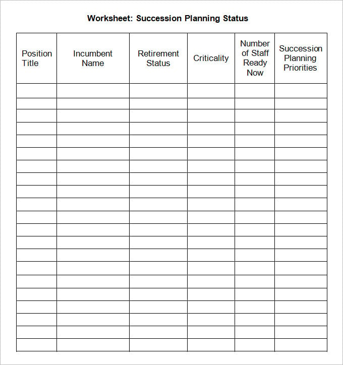 sample-succession-planning-template