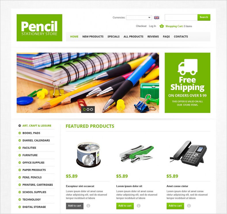 online stationary free