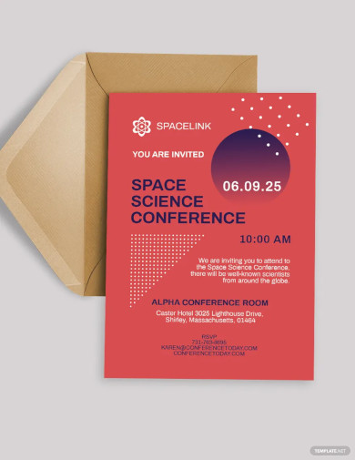scientific conference invitation template