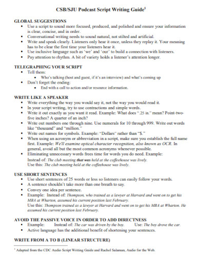 14+ Script Writing Templates - DOC, PDF