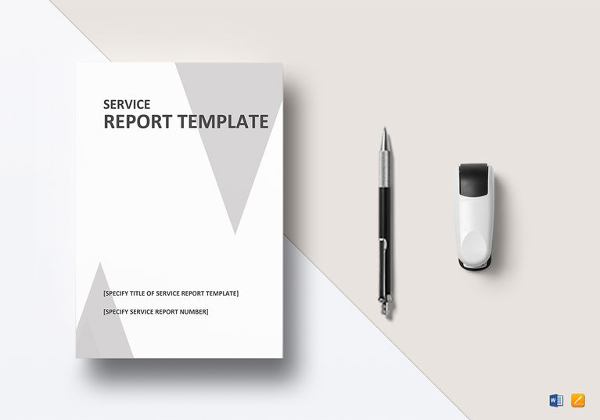 service-report-template