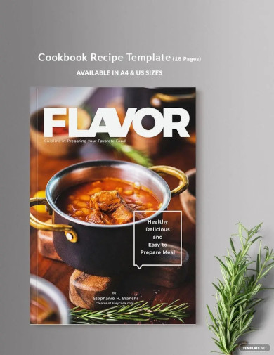 simple recipe book template