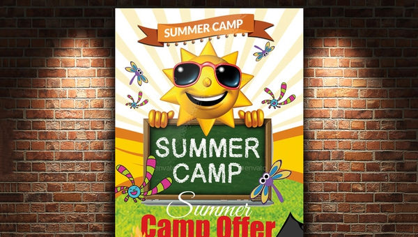 51 Summer Camp Flyer Templates PSD EPS InDesign Word