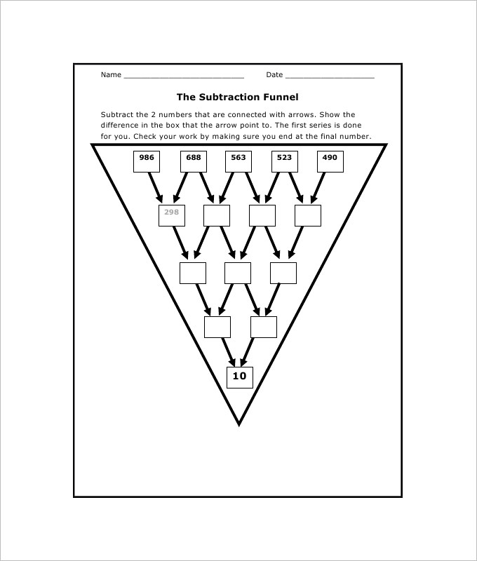 triangle fun math worksheet template