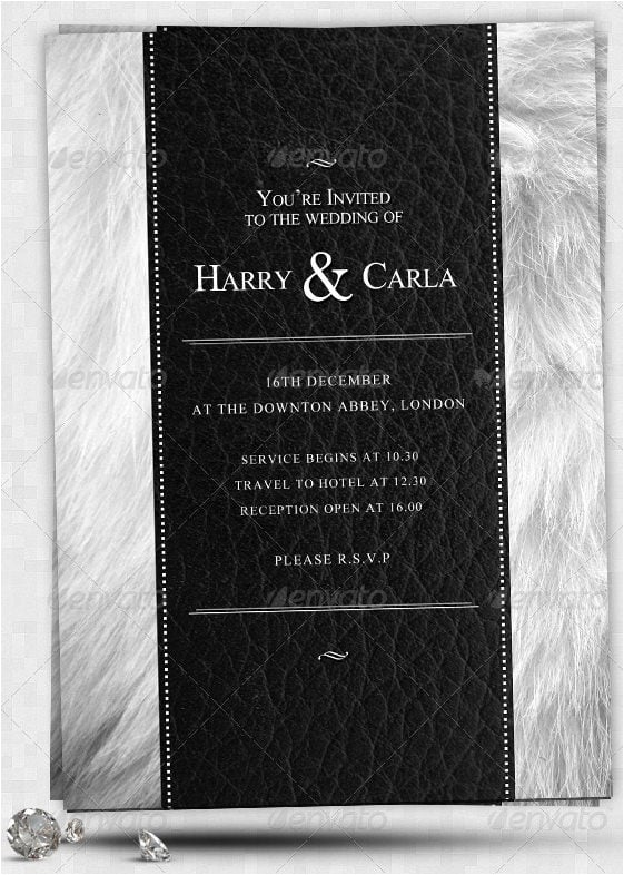 wedding formal invitation template