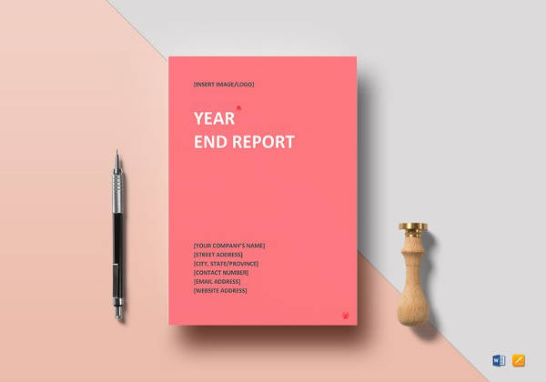 year end report template