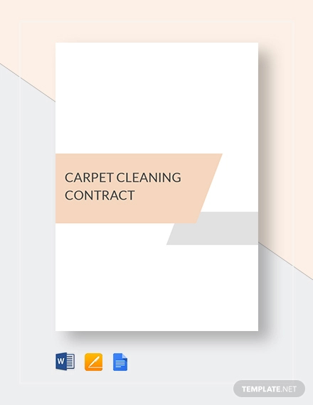 Image 1 for Carpet Cleaning Service Contract Templates