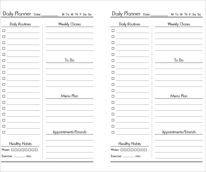 Family Vacation Itinerary Template