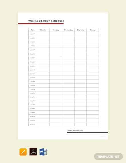 33-24-hours-schedule-templates-pdf-doc-excel