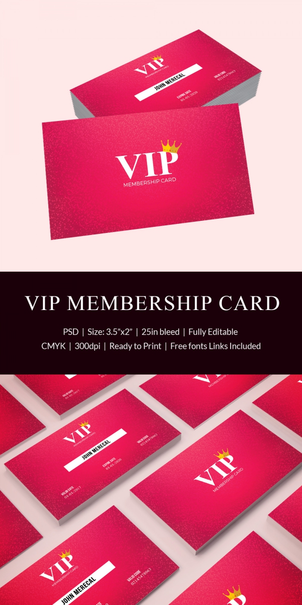 Free Fan Club Membership Card Template, Template.net