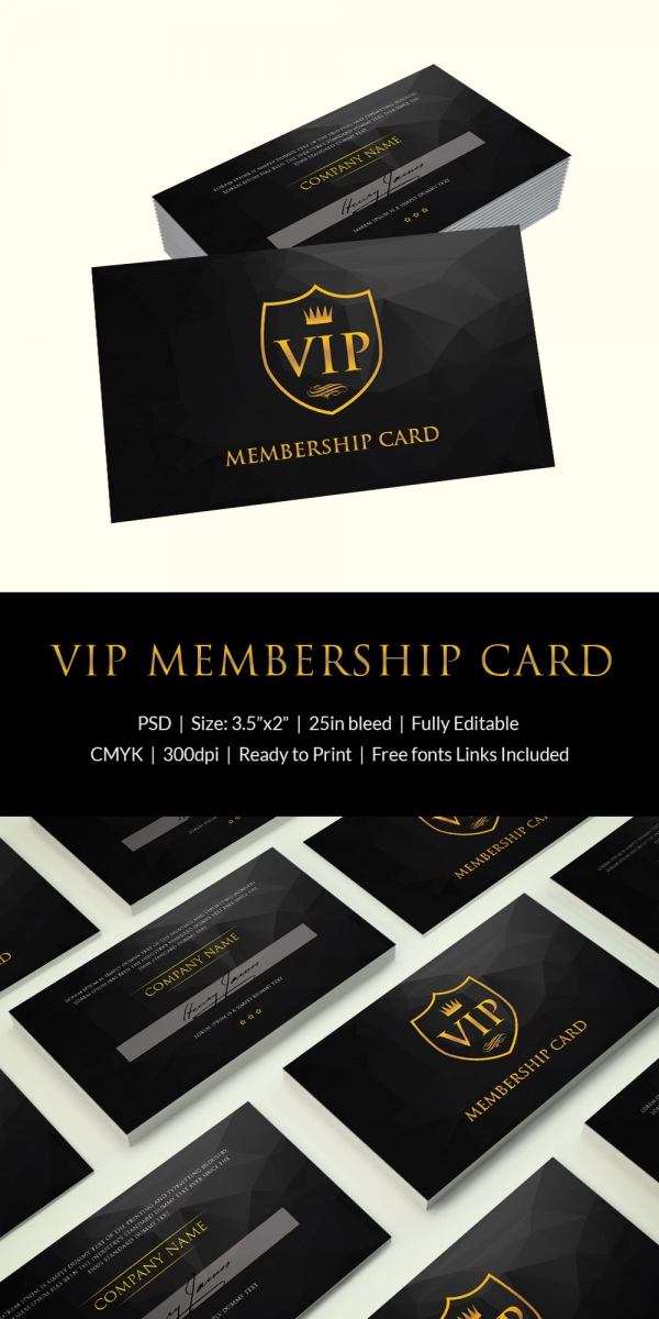 Free Fan Club Membership Card Template, Template.net