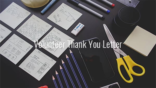 volunteer thank you letter