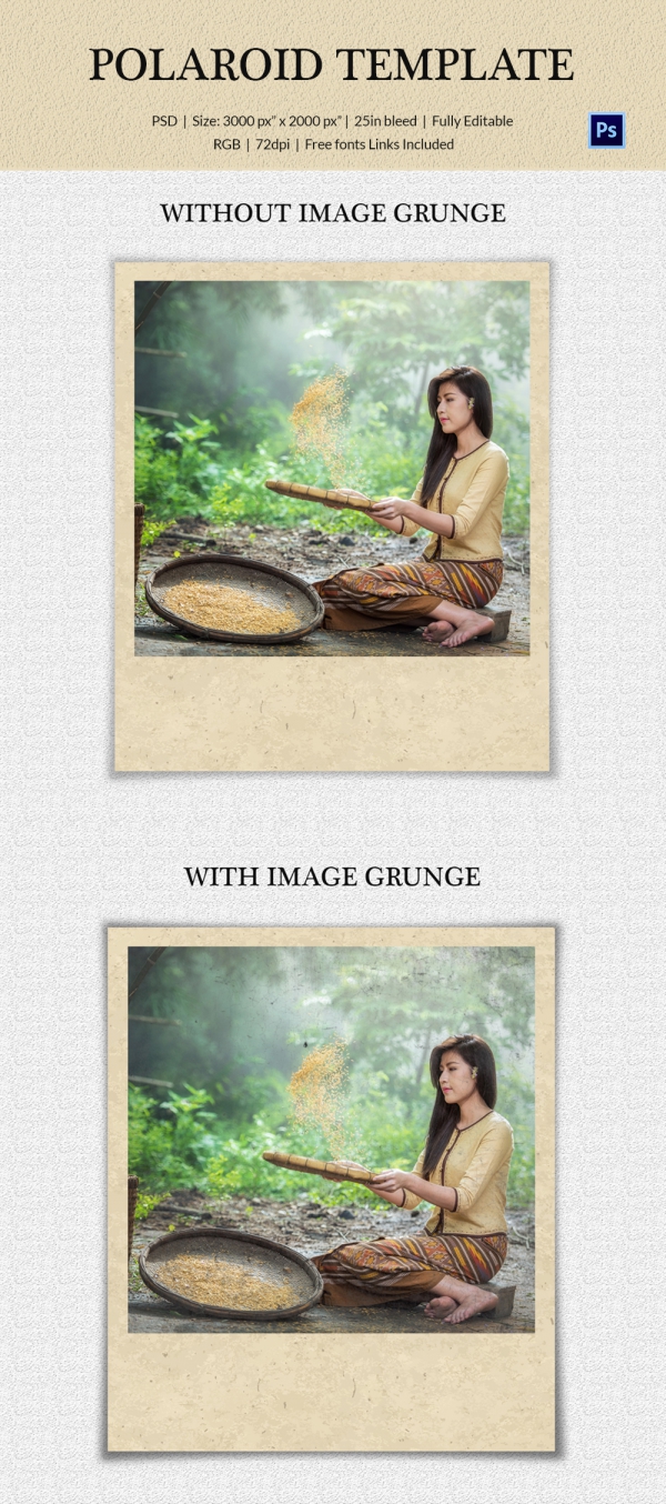 Polaroid Template - 31+ Free PSD Format Download | Free &amp; Premium Templates