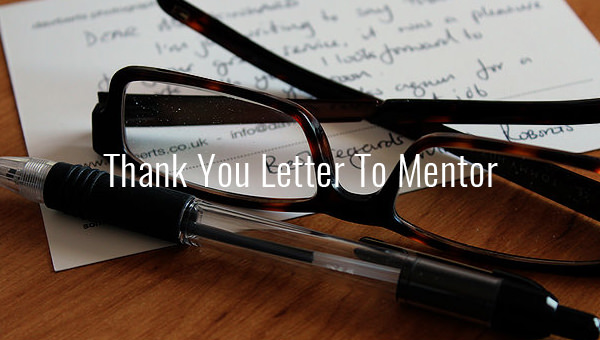 thank you letter to mentor thank you letter to mentor