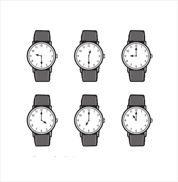 21+ Printable Clock Templates - PDF, DOC