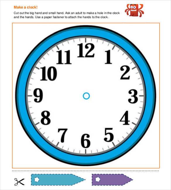 Free Clock Printables