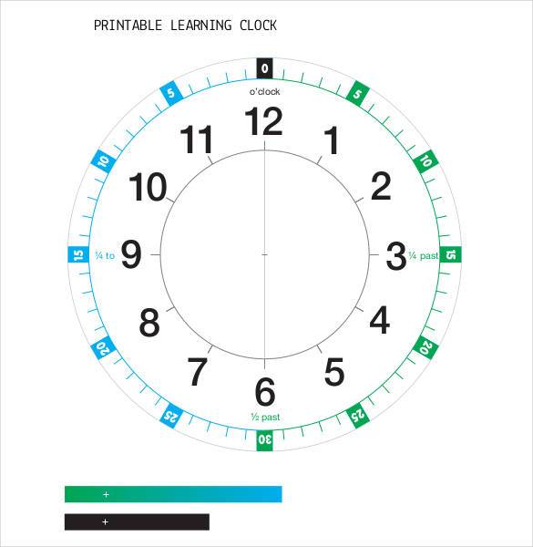 19 printable clock templates pdf doc free premium templates