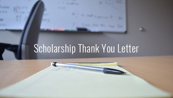 scholarship thank you letter scholarship thank you letter