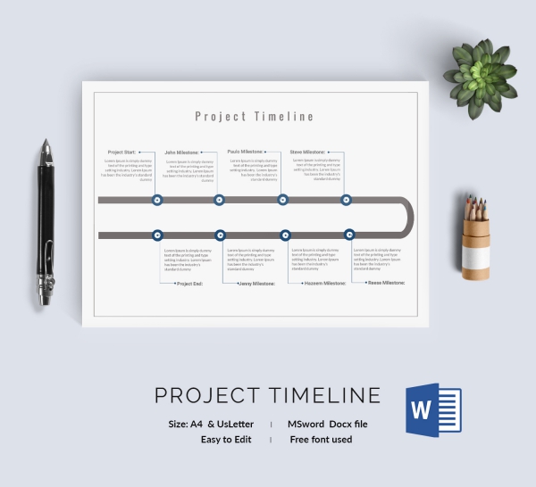 47+ Blank Timeline Templates - PSD, DOC, PDF | Free & Premium Templates