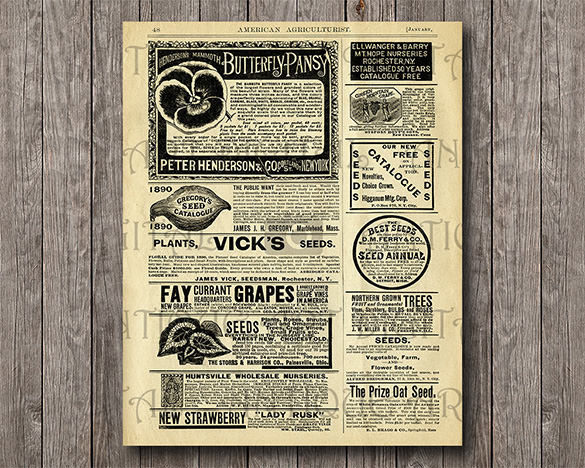 20+ Old Newspaper Templates - PSD, JPG