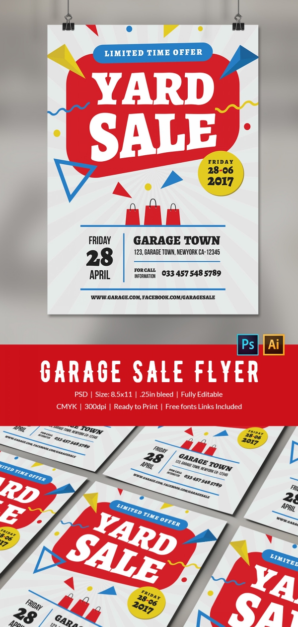 free for sale flyer templates for photoshop