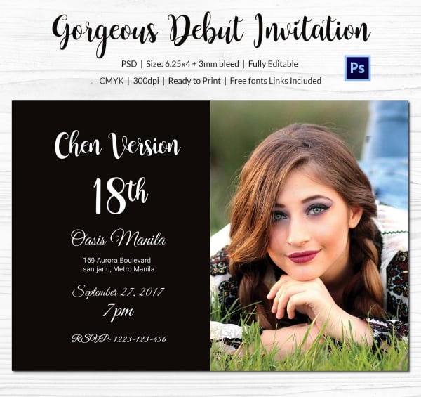25-best-debut-invitation-template-free-download