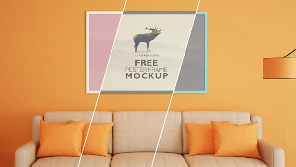 Download 18 Poster Frame Mockups Designs Psd Free Premium Templates PSD Mockup Templates