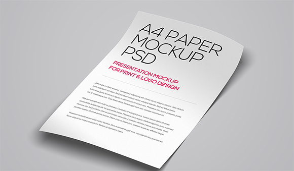 27 A4 Paper Psd Mockup Templates Free Premium Templates