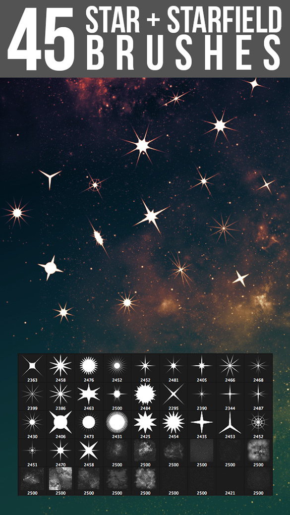 download photoshop star brush