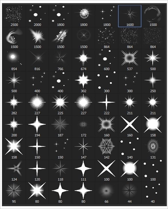 star brushes photoshop free download