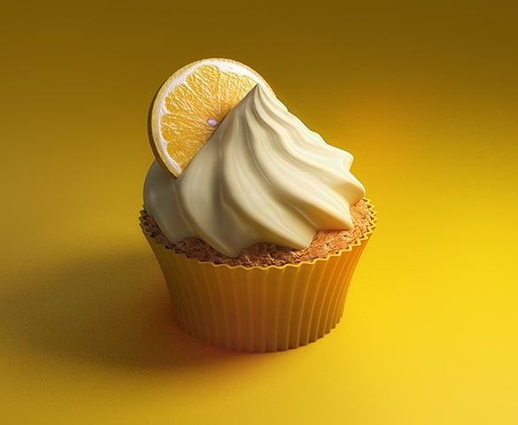 beautiful cupcake design template download