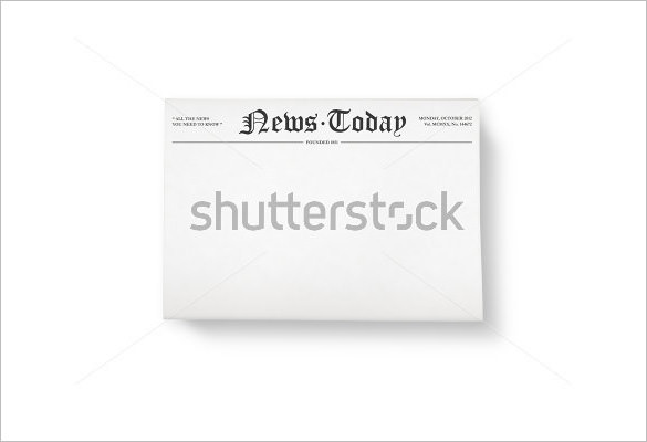 free blank microsoft word newspaper template