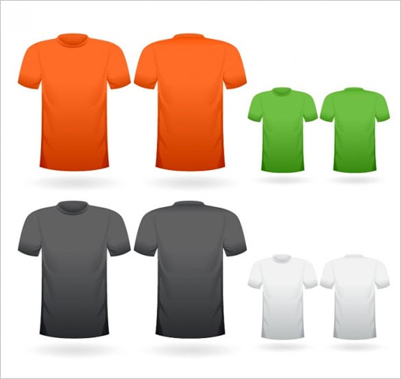 best blank t shirt template free ownload