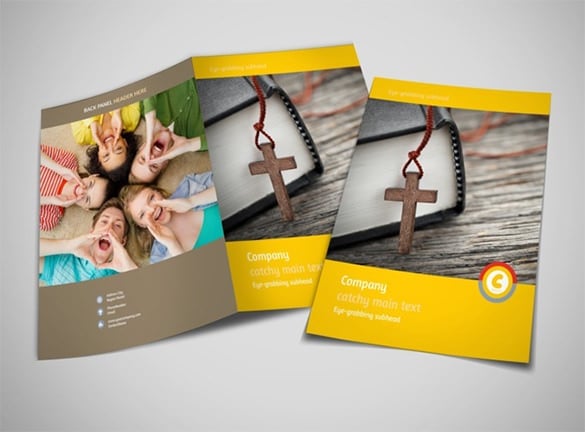 best church ministry youth group brochure template