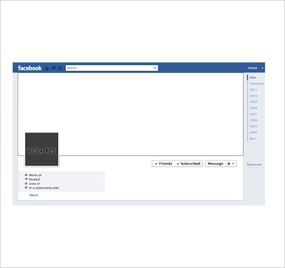 blank facebook post template pdf