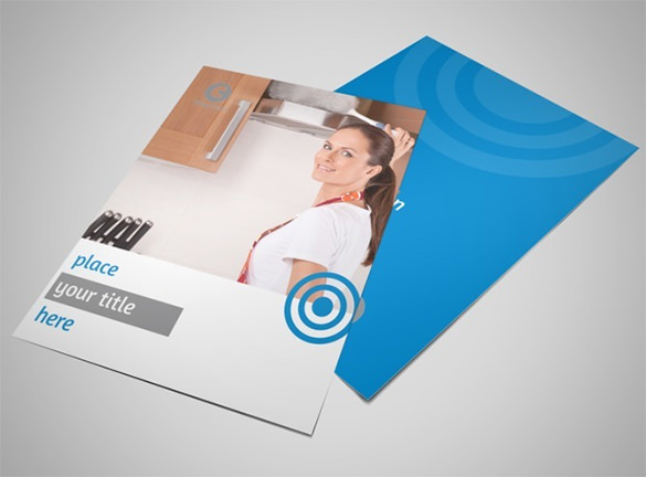 bluehouse cleaning services flyer template