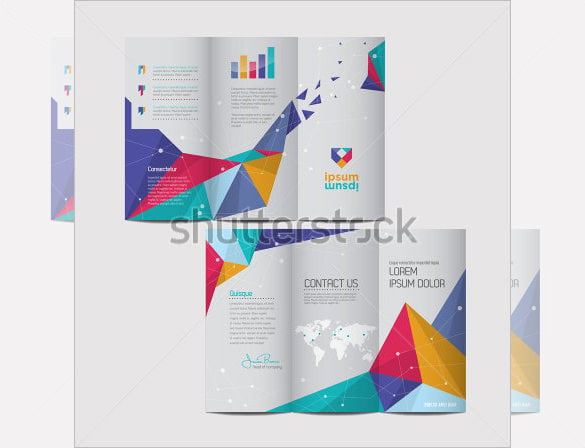 brochure design with spread pages