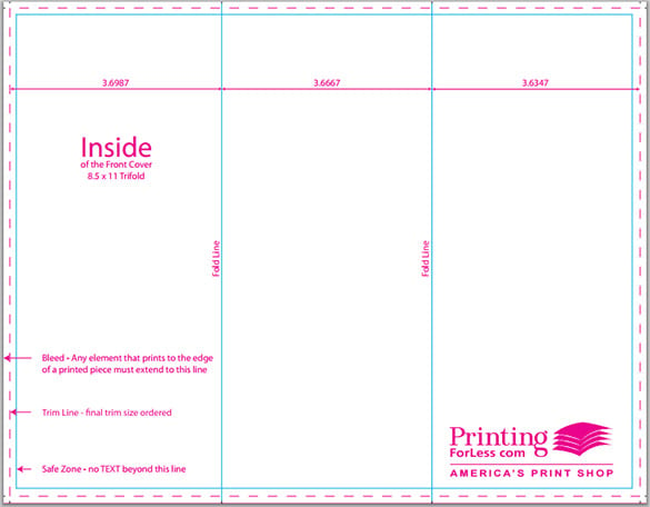 brochure styles tri fold brochure template
