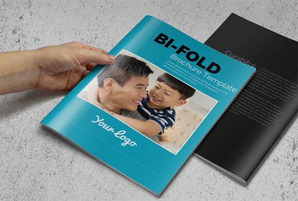 business bi fold brochure for