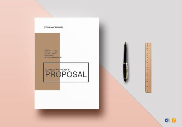 business partnership proposal template to print