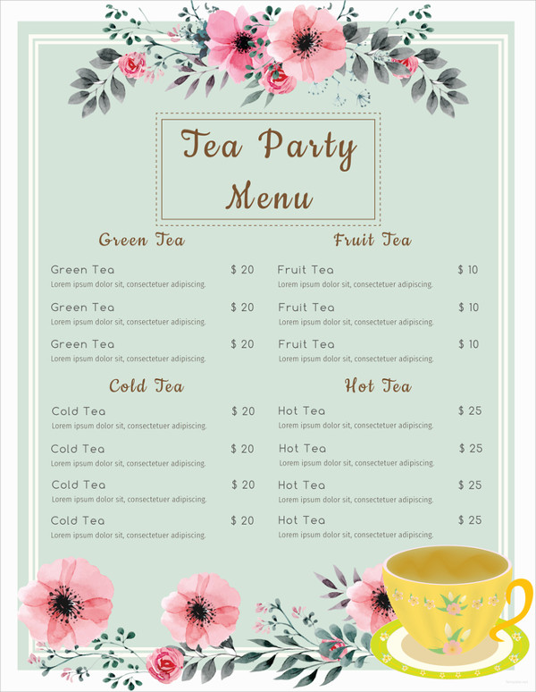 43+ Cafe Menu Templates - PSD, EPS, InDesign | Free ...