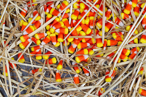 candy corn on straw template