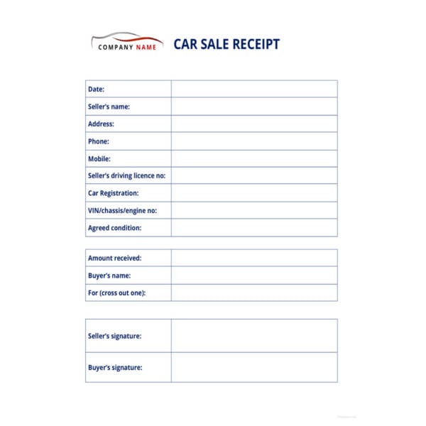 car-sale-receipt-template9